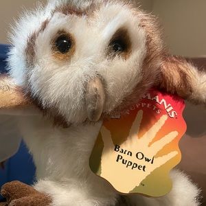 Folkmanis Barn Owl hand puppet-NWT